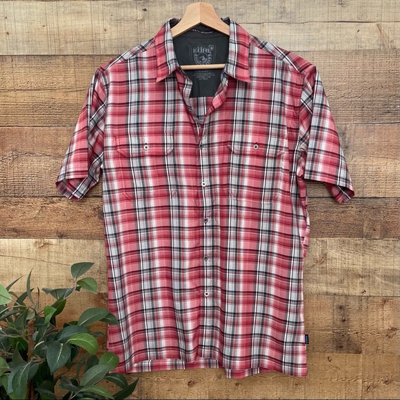 Kuhl Other - KUHL Red Plaid Hiking ⭐️ Short Sleeve